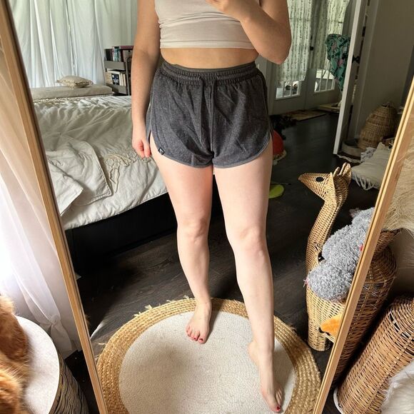 Gymshark Women’s Small Dual Band Grey Shorts - Picture 1 of 6